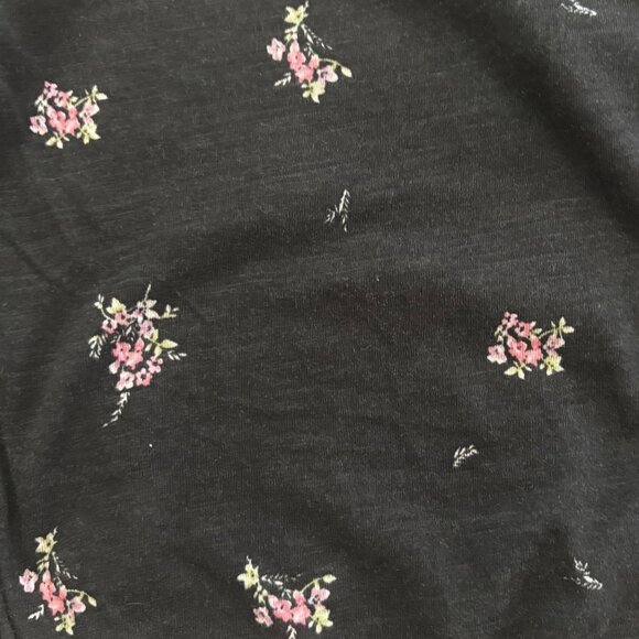 Kohl's SO - Cinch Bottom Boho Top - Black/Pink - Size L - NWT - Picture 3 of 10